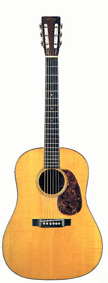 imaginary 14-fret D-18 with 19 frets, slope body
