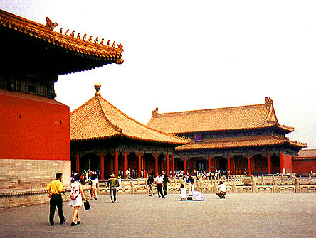 temple after temple in
                  the Forbidden City