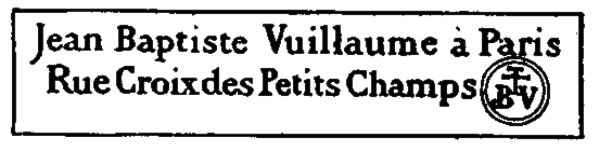 Jean Baptiste Vuillaume label